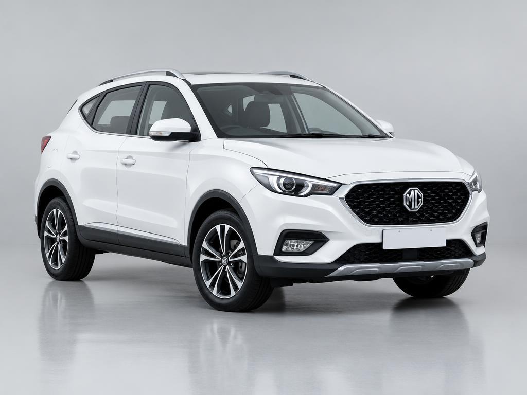 White MG ZS compact SUV